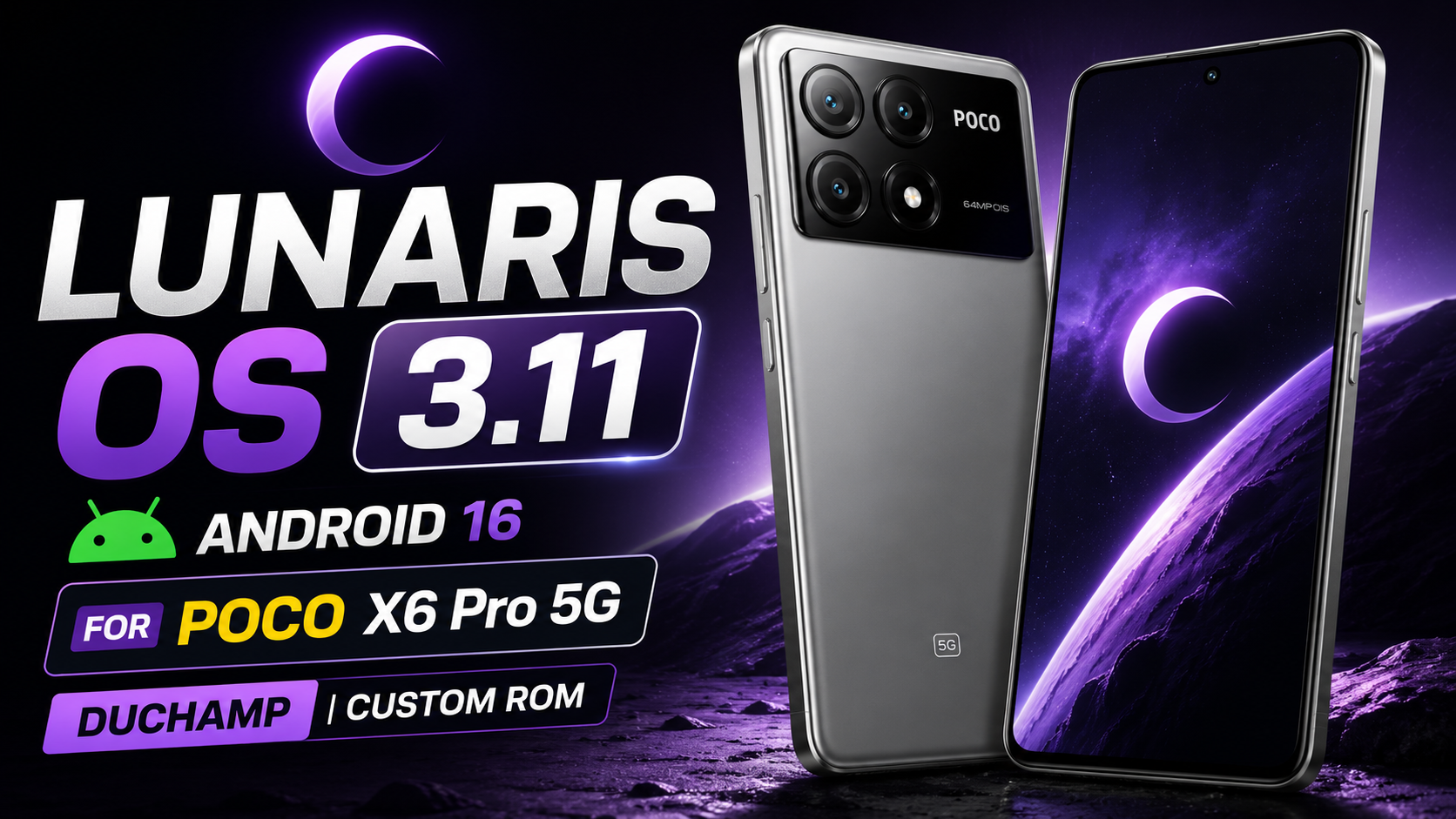 Zendroid HyperOS 3 for Poco X6 Pro 5G